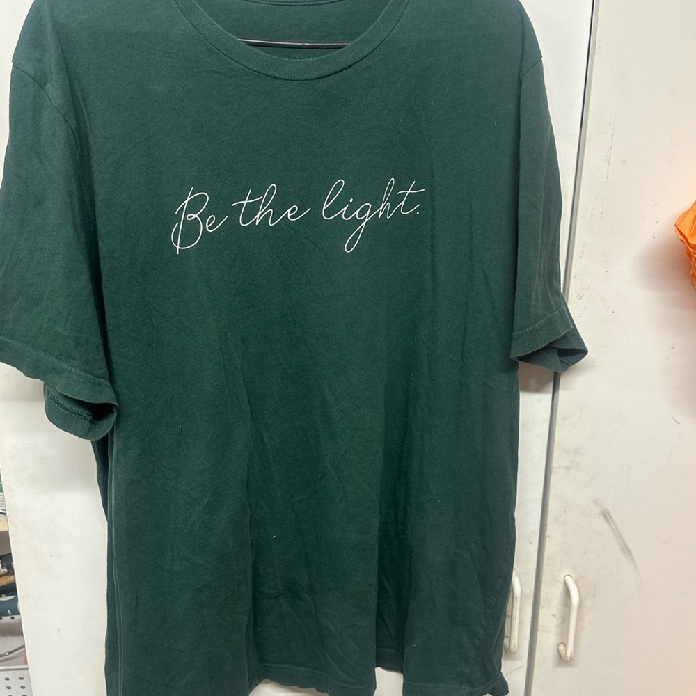 Green T-Shirt with Inspirational Quote